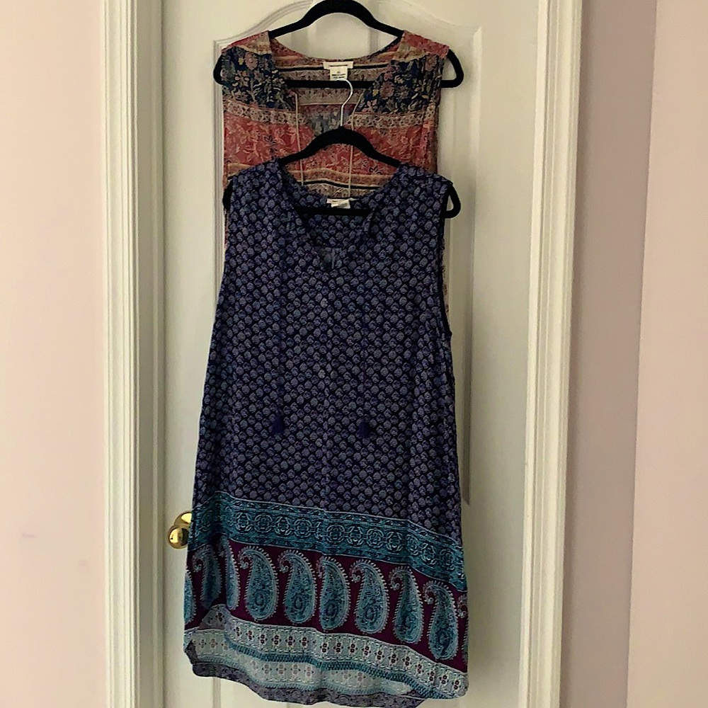 Two (2) Knee Length Sundresses